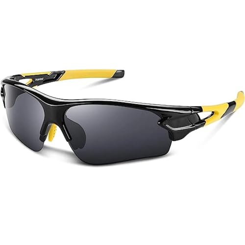 RUHTEUO Sports Men Sunglasses Road Bicycle Glasses Mountain Cycling Riding Protection Goggles Windproof Fishing(N3) von RUHTEUO