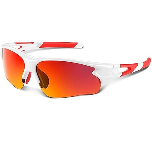 RUHTEUO Sports Men Sunglasses Road Bicycle Glasses Mountain Cycling Riding Protection Goggles Windproof Fishing(N7) von RUHTEUO