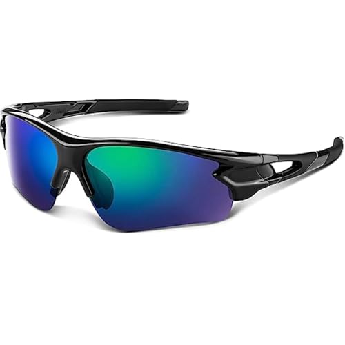 RUHTEUO Sports Men Sunglasses Road Bicycle Glasses Mountain Cycling Riding Protection Goggles Windproof Fishing(N9) von RUHTEUO