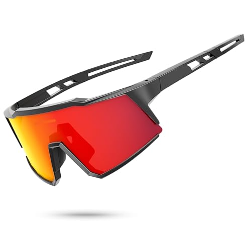 RUHTEUO Sunglasses Sports Cycling Road Goggles Outdoor Protection Mountain Bike Eyewear(01) von RUHTEUO