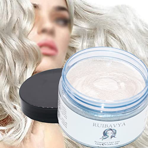 Natürliches Haarfarben Wachs Temporäres Haarfärbewachs für Partys Halloween Cosplay Instant Haarfärbemittel Haarstyling von RUIBAVYA