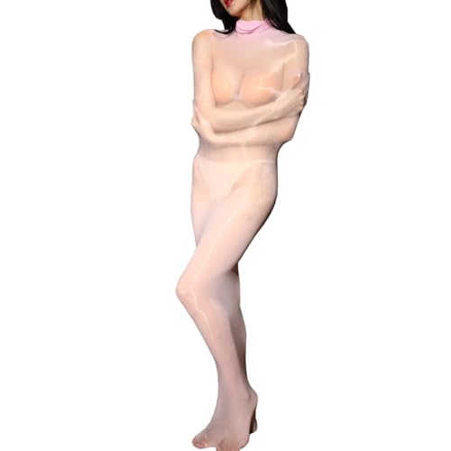 RUIBAVYA 5D Damen Bodystocking GläNzend Strumpfhose Nylon Bodysuit Sexy GanzköRper Strumpfhose von RUIBAVYA