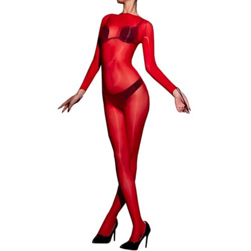 RUIBAVYA 6D Damen Bodystocking Bodysuit Women GanzköRper GläNzend Strumpfhose GanzköRper Strumpfhose von RUIBAVYA