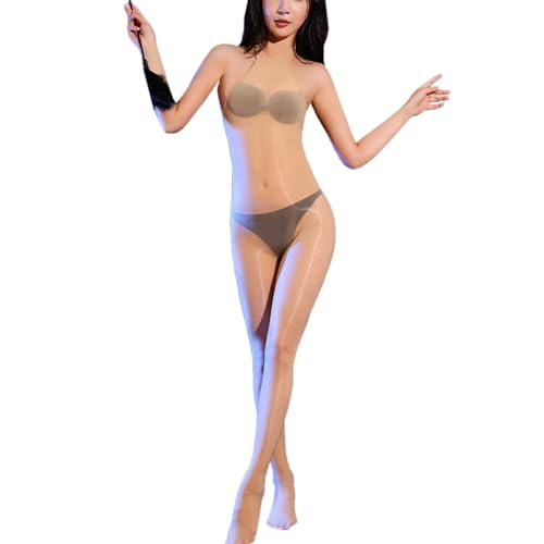 RUIBAVYA 5D Damen Bodystocking Strumpfhose GläNzend Bodysuit Women GanzköRper Sexy GanzköRper Strumpfhosen von RUIBAVYA