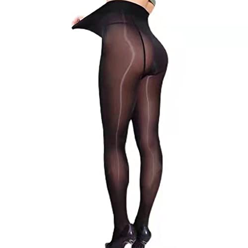 RUIBAVYA Damen Weiche und bequeme Stretch Feinstrumpfhose 8 Denier Schwarze Shape Strumpfhosen Stützstrumpfhose von RUIBAVYA