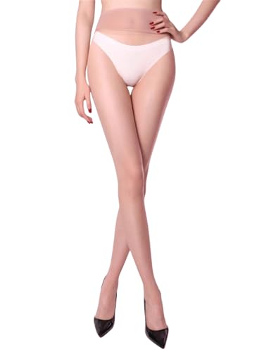 RUIBAVYA Strumpfhosen Damen Transparent Mattes 360°Nahtlose Feinstrumpfhose UltradüNne Strumpfhose von RUIBAVYA