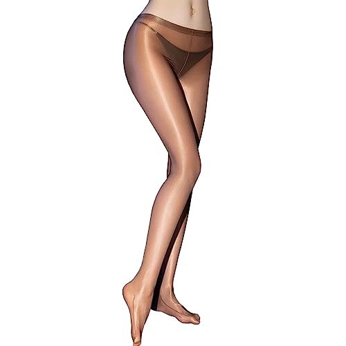 RUIBAVYA Strumpfhosen für Damen Glossy Pantyhose Hohe Elastizität Fiber Strumpfhose Naht öL GläNzende Strumpfhose von RUIBAVYA