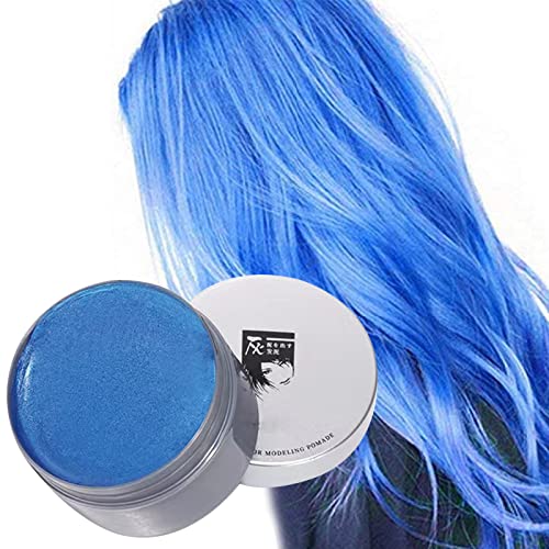 Temporäre Haarfarbe Wachs Natürliches Haarfärbewachs Auswaschbare Haarfarbe Wachs DIY Haarfärbemittel für Halloween Weihnachtstag Partys Cosplay von RUIBAVYA