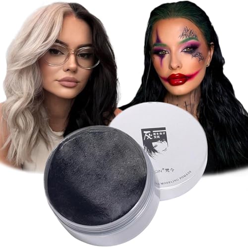 Temporäre Haarfarbe Wachs Natürliches Haarfärbewachs Auswaschbare Haarfarbe Wachs DIY Haarfärbemittel für Halloween Weihnachtstag Partys Cosplay von RUIBAVYA
