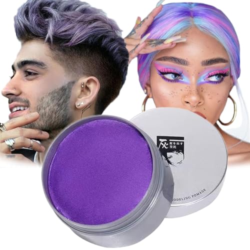 Temporäre Haarfarbe Wachs Natürliches Haarfärbewachs Auswaschbare Haarfarbe Wachs DIY Haarfärbemittel für Halloween Weihnachtstag Partys Cosplay von RUIBAVYA