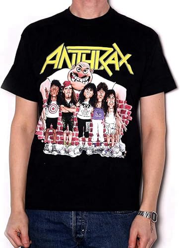 Anthrax T Shirt State of Euphoria Group Cartoon Black L Anthrax T Shirt State of Euphoria Group Cartoon Black L von RUIBEITAO