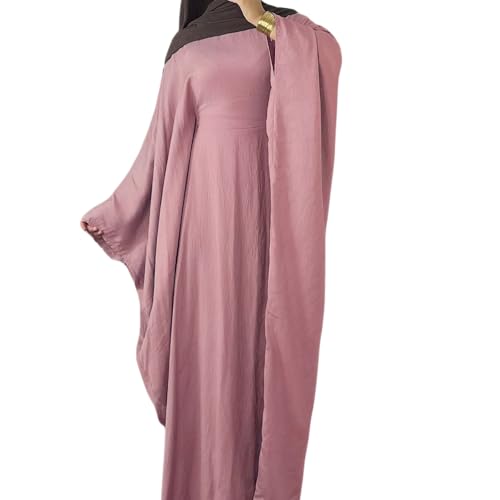 Frauen Muslim Robe Weiche Krepp Schmetterling Batwing Abaya Dubai Luxus Islam Muslim Kaftan Bescheidenes Kleid von RUIG