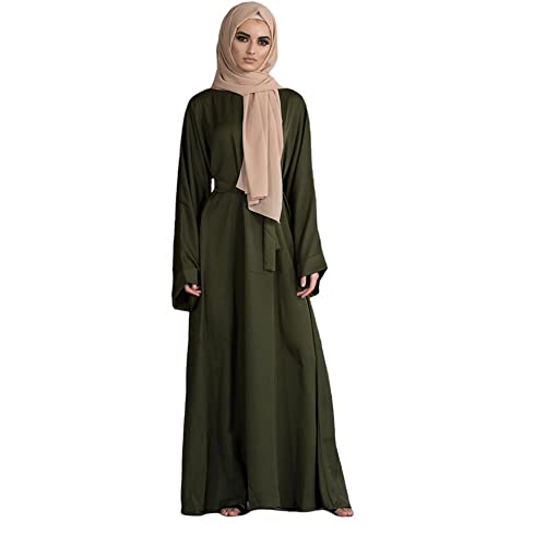 RUIG Muslimisches Gebetskleid für Frauen Abaya Kleid Islamisches Maxi Afrikanisches Kaftan Türkei Islam Kleid in voller Länge von RUIG