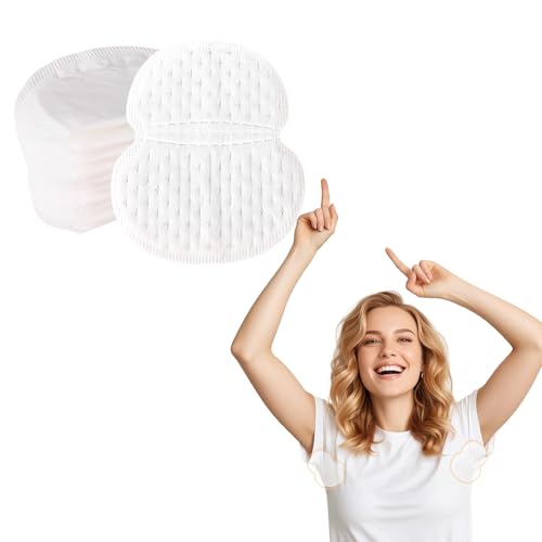 RUIOMII 100 Stück Achselpads Pads, Geruchlos Anti Geruch Ultra Yhin Unsichtbare Einweg Achselpads Damen Herren von RUIOMII