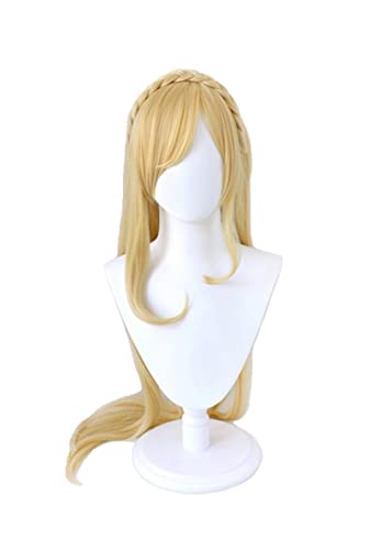 2 Sonia Nevermind Cosplay Wig Long Light-blonde Hair Dark Blue Hairpin Heat Resistant Synthetic Hair von RUIRUICOS