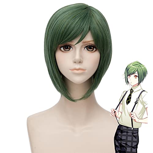 2020 Hand Tour A3! Yuki Rurikawa Cosplay Wig Short Green Heat Resistant Synthetic Hair Pelucas Party Anime Costumes Wig von RUIRUICOS