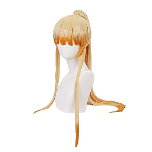Anime Agatsuma Zenitsu Cosplay Wig Yellow Long Hair Sex Transfer Synthetic Hair + Wig Cap Party Role Play Girl von RUIRUICOS