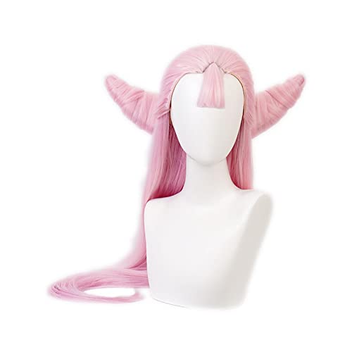 Anime Arena Of Valor 5v5 Arena Game Long Pink Cosplay Wig Synthetic Hair Diao Chan Cat Halloween Costume Party Wigs For Women von RUIRUICOS