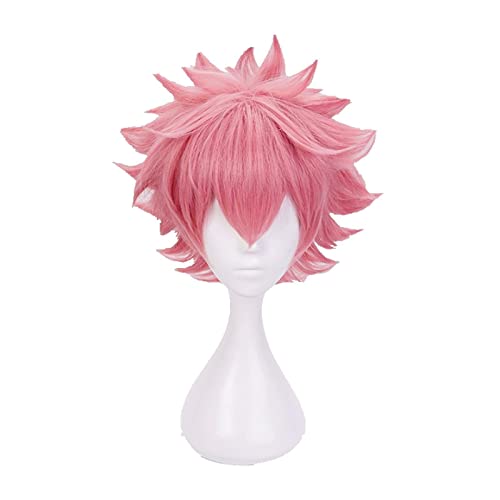 Anime Boku no Hero Academia Ashido Mina Wig Cosplay Costume Men Women Short Synthetic Hair Party Role Play Wigs von RUIRUICOS