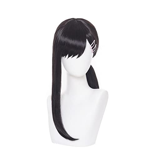 Anime Chainsaw Man Higashiyama Kobeni Black Cosplay Wig Synthetic Hair Halloween Party Wigs For Women von RUIRUICOS