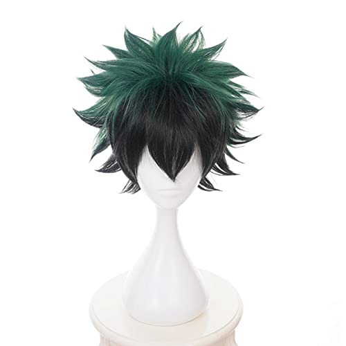 Anime Cosplay Wig Izuku Midoriya Wig Boku No Hero Academia Academy Cosplay Hair Izuku Midoriya Deku Wigs von RUIRUICOS