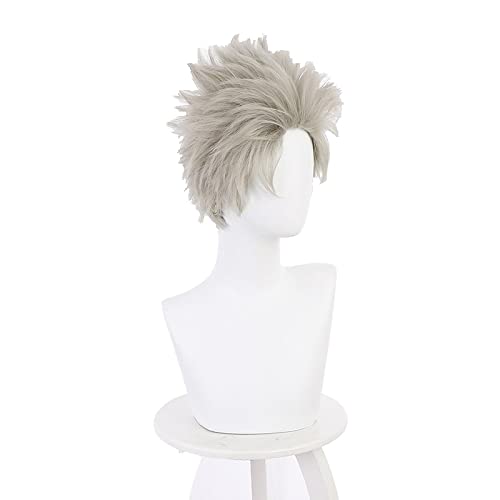 Anime Inumaki Toge Short Wig Jujutsu Kaisen Cosplay Costume Synthetic Hair Wig Men Halloween Carnival von RUIRUICOS