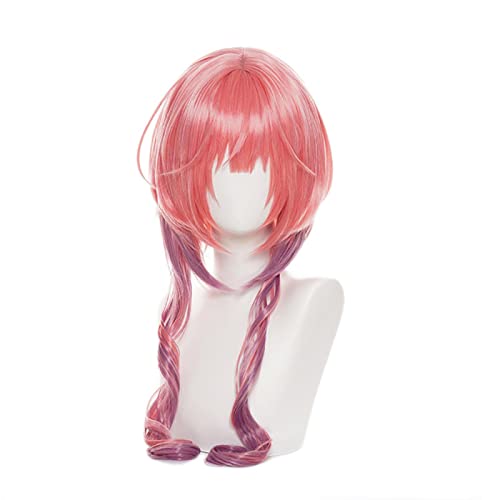 Anime Miss Kobayashi's Dragon Maid Iruru Cosplay Wig Pink purple Gradient Hair Heat-resistant Fiber Hair+Wig Cap Halloween Party von RUIRUICOS