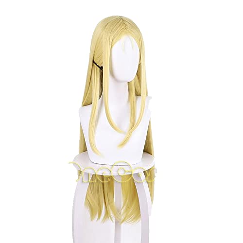 Anime Summer Time Rendering Cosplay Ushio Kofune Wig Shell Blonde Long Hair Heat-resistant Fiber Hair +Wig Cap Party von RUIRUICOS