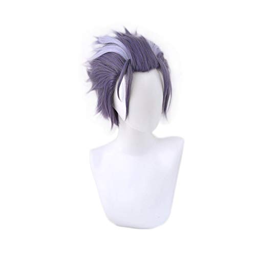 Division Rap Battle Hypnosis MIC DRB Tsutsujimori Rosho Cosplay Short Wig Heat-resistant Fiber Hair + Wig Cap Party Men von RUIRUICOS