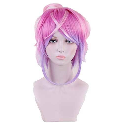 Division Rap Battle Hypnosis MIC Ramuda Amemura Short Wig Cosplay Costume Men Women Heat Resistant Synthetic Hair Wigs + Wig Cap von RUIRUICOS