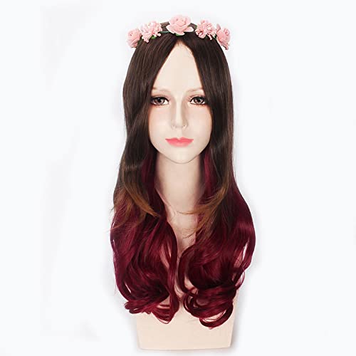 Fashion Sexy Long ita Wig Cosplay Costume Synthetic Hair Halloween Costume Ombre Party Play Wigs For Women OneSize 113 von RUIRUICOS