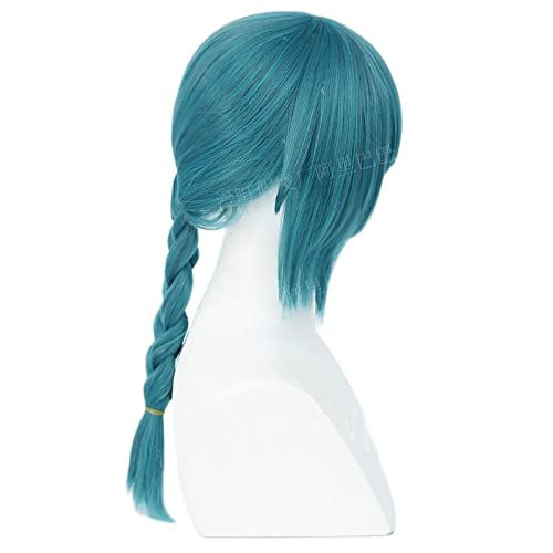 Game Arcane Jinx Cosplay Wigs Blue Twist Braid Heat Resistant Synthetic Hair Women Arcane Jinx Cosplay Wig OneSize B von RUIRUICOS