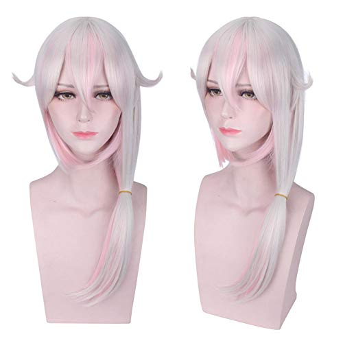 Honkai Impact 3 Cosplay Wig Bronya Zaychik Kiana Kaslana Fuka Yae Sakura Theresa Apocalypse Braiding Ponytails Long Fake Hair OneSize mixsilverpink von RUIRUICOS