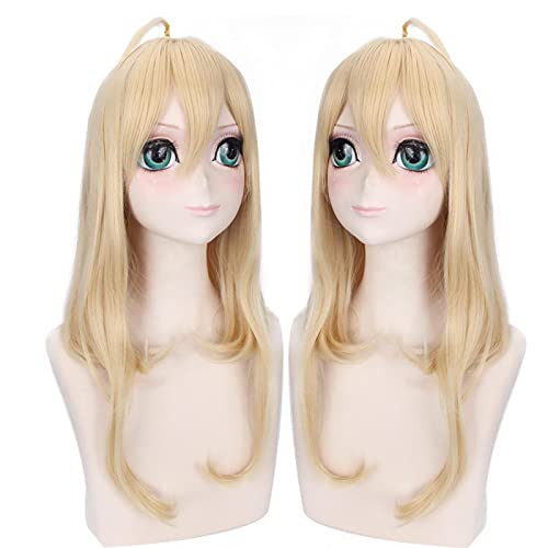 IDOLiSH7 Cosplay Wig Costume Synthetic Hair YOTSUBA TAMAKI NANASE RIKU KUJO TENN TAKANASHI TSUMUGI Party Wigs For Men Women OneSize blonde von RUIRUICOS