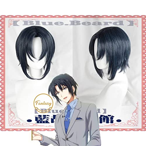 IZUMI IORI Game IDOLiSH7 Cosplay Wig Short Synthetic Hair for Adult Halloween Role Play+ Wig Cap von RUIRUICOS