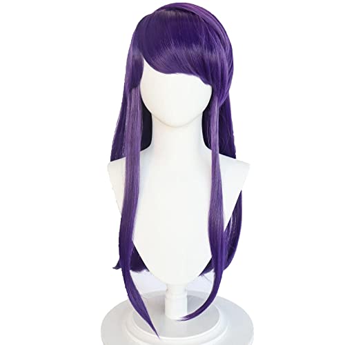 Komi san wa Comyushou desu Cosplay Shouko Komi Wig Komi Can't Communicate Long Purple Wig Girls Heat Resistant Synthetic Hair von RUIRUICOS