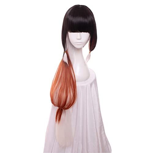 Ladybug Volpina Cosplay Wigs Ombre Role Play Heat Resistant Synthetic Long Hair Wig Girl's + wig Cap von RUIRUICOS