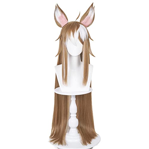 Miss Hina Wig Game Genshin Impact Ms Hina Cosplay Wig 100cm Long Straight Women Wigs Heat Resistant Synthetic Hair OneSize wigandears von RUIRUICOS