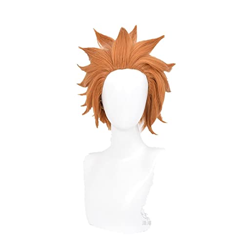 My Boku No Hero Academia Hawkes Hawks Cosplay Short Heat Resistant Synthetic Hair+ Wig Cap Halloween Party von RUIRUICOS