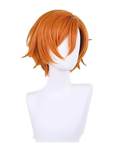 Sasaki to Miyano Sasaki Shuumei Cosplay Wig Orange Short Hair Heat-resistant Fiber Hair + Wig Cap Party Halloween Party Men von RUIRUICOS