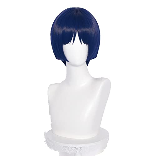 Scaramouche Wig Anime Genshin Impact Cosplay Blue Purple Black Wig Heat Resistant Synthetic Hair Halloween von RUIRUICOS