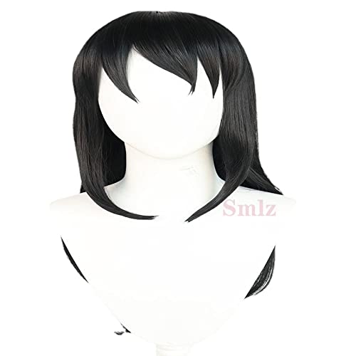 Season 2 Anime Suma Cosplay Wig Black Curly Hair Uzui Tengen Wife Heat Resistant Fiber Hair + Wig Cap von RUIRUICOS