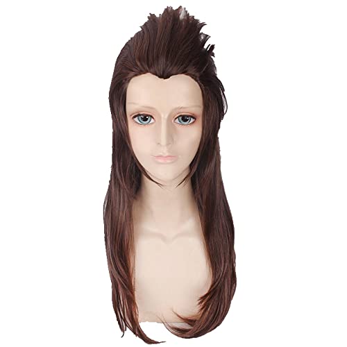 The Legend of Qin Beauty Tip Brown Cosplay Wig Cosplay Costume Synthetic Hair Perucas Halloween Play Wigs For Men von RUIRUICOS