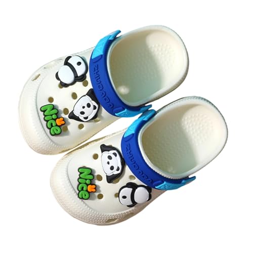 Kinder Clogs Dinosaurier Gartenschuhe Pantoffeln Clogs Pantoletten Sommer Unisex Hausschuhe Gartenschuhe Mädchen Jungen Strand Sandalen Slip On Flach Badeschuhe Gummi Gartenclogs Outdoor von RUITOTP
