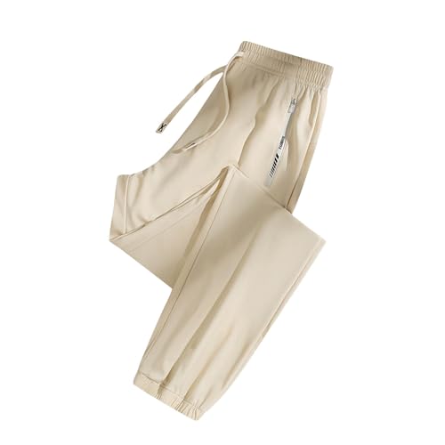 RUITOTP Ice Silk Hosen Unisex Damen Ultra High Stretch Quick Dry Sporthose Schnell trocknend mit Reißver schluss taschen Outdoor Track Pants für Herren und Damen Bequem kühl von RUITOTP
