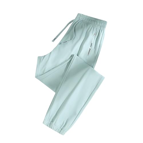 RUITOTP Ice Silk Hosen Unisex Damen Ultra High Stretch Quick Dry Sporthose Schnell trocknend mit Reißver schluss taschen Outdoor Track Pants für Herren und Damen Bequem kühl von RUITOTP