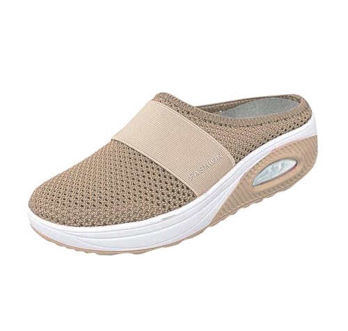 RUITOTP Orthopädische Schuhe Damen Air Cushion Slip On Hausschuhe Sommer Sandalen Mesh Atmungsaktiv Walkingschuhe Diabetiker Orthoback Schuhe Freizeit Leicht Schlupfschuhe Frauen RUITOTP Orthopädische Schuhe Damen Air Cushion Slip On Hausschuhe Sommer Sandalen Mesh Atmungsaktiv Walkingschuhe Diabetiker Orthoback Schuhe Freizeit Leicht Schlupfschuhe Frauen von RUITOTP
