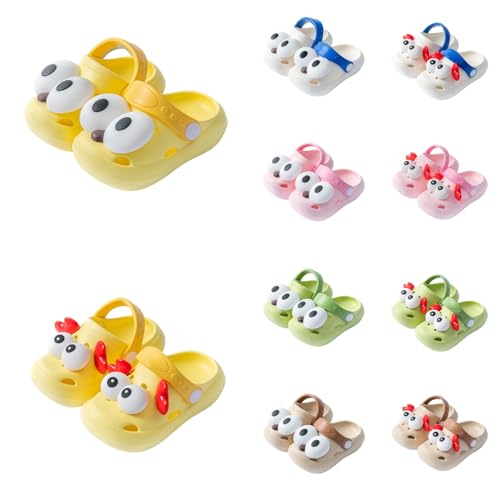 Slip-On Hausschuhe für Kinder Kinder Clogs Jungen Hausschuhe Mädchen Gartenschuhe Atmungsaktiv Pantoletten leichte Sandalen Badeschuhe rutschfeste 13-19 EU von RUITOTP