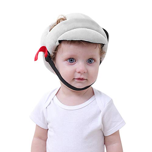 Baby Schutzhelm, 360° Anti-Kollision Kopfschutzkappe Kopfschutz-Kissen mit Verstellbaren Riemen Atmungsaktiv Babyhelm Sicherheits Schutz Mütze für Säugling Kleinkind Kinder Laufen Lernen von RUIXIA