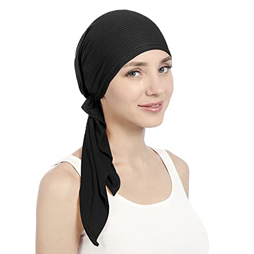 RUIXIA Damen Kopftuch Kappe Chemo Turban Sommer Beanie Mütze Muslim Bandana Stoffturban Kopfbedeckung Headwear Headwraps von RUIXIA